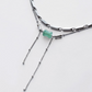 Green Dongling Jade Double-Layer Necklace