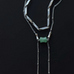 Green Dongling Jade Double-Layer Necklace